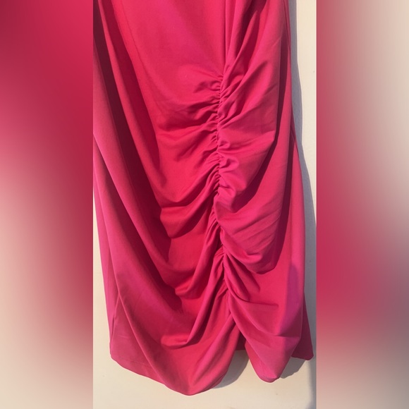 Fuchsia mini bodycon dress - Picture 4 of 5